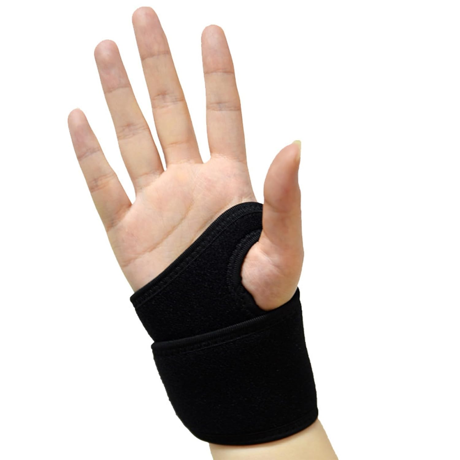 Wrist Compression Bands and Wrist Guards, Unisex, Suitable for Fitness, Weightlifting, and Office Work. (Left Wrist + Right Wrist)