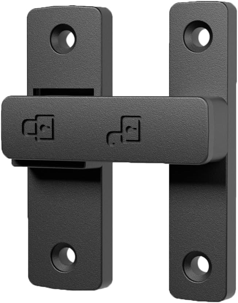 ETEKJOY Heavy-Duty Flip Latch Lock 90/180 Degree Sliding/Swinging Door Lock Latch Bolt for Gate Barn Garage Garden Fence Shed Window Cabinet (Black+Luminous, 180 Degree) image number 4