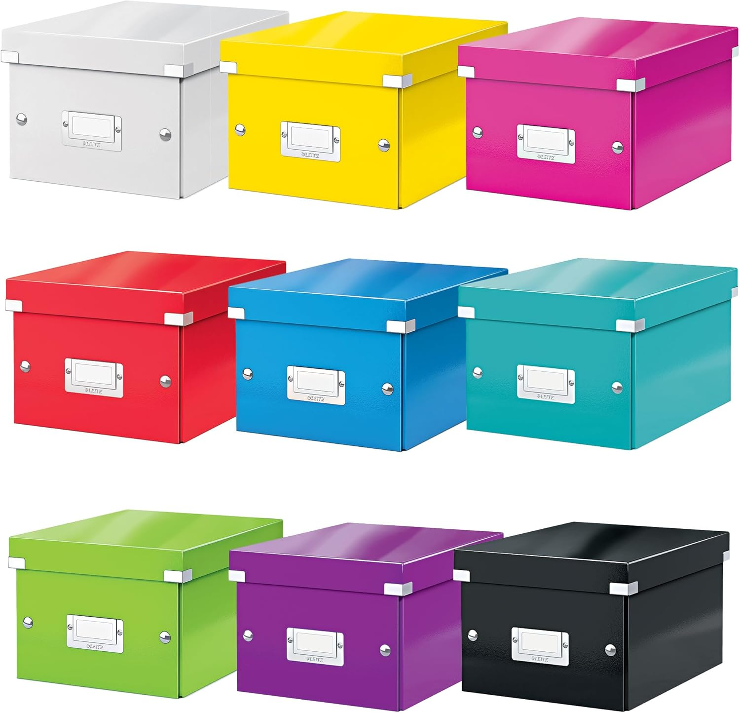 Leitz A5 Storage Box, Click and Store Range 60430036 - Small, Blue image number 5