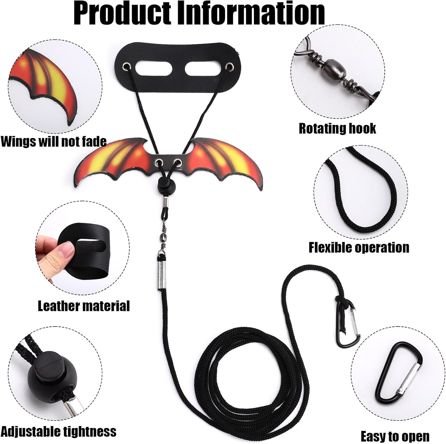 Bearded Dragon Leash and Harness Set, Adjustable Reptile Harness and Leash Cool Bearded Dragon Accessories for Small Pet Animals Reptile Outdoor Safety Walking image number 4