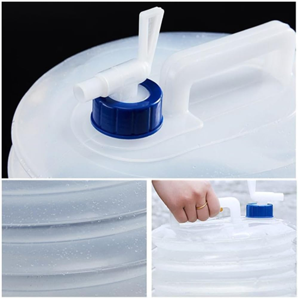 Portable & Folding Water Bucket Collapsible Water Container with Tap Camping Water Containers Water Carrier Camping Accessories Free Perfect for Caravans Camping Hiking Travel BBQ Travel Outdoor（15L） image number 3
