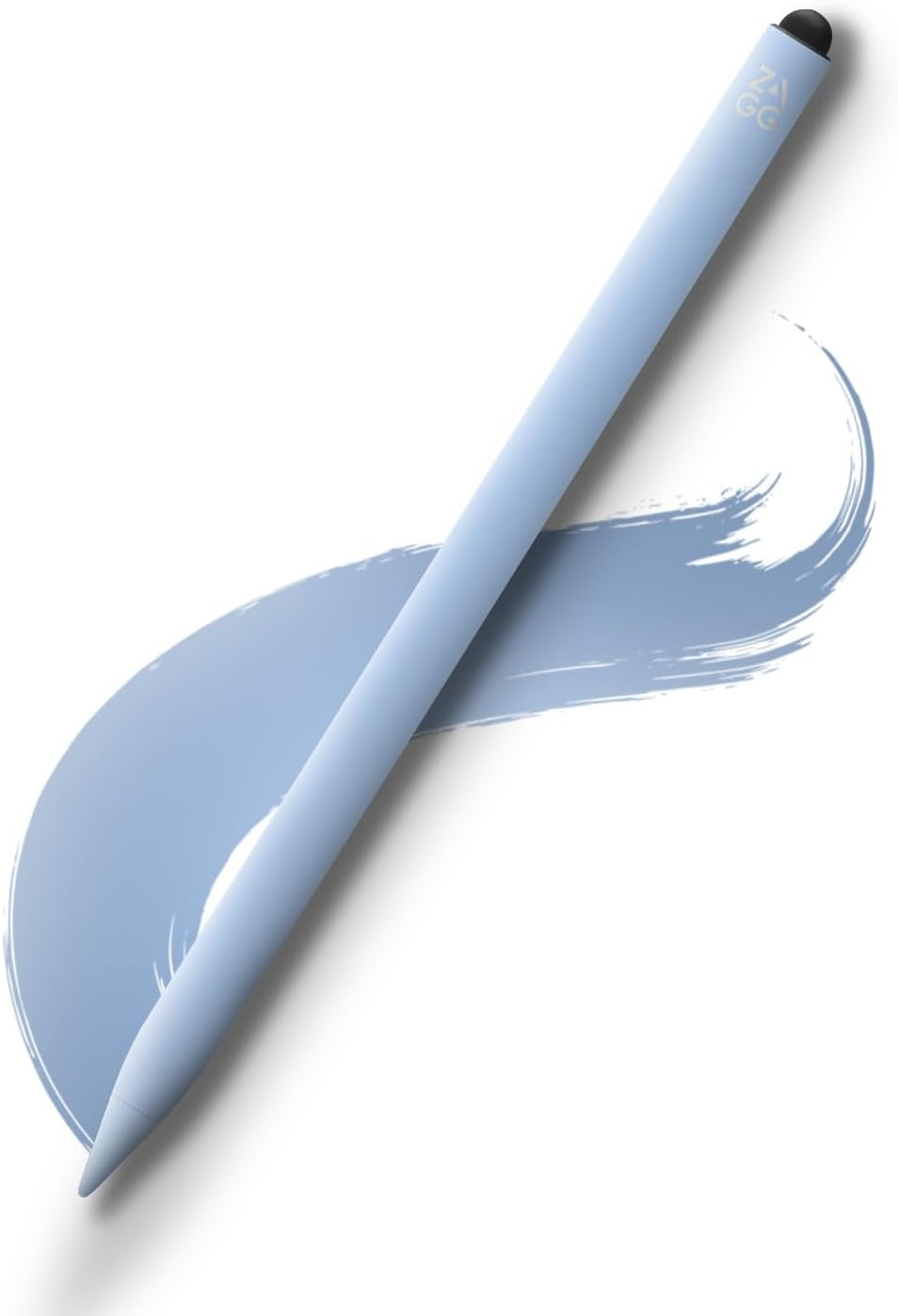 ZAGG Pro Stylus 2 with Active & Capacitive Tips, Palm Rejection, Tilt Recognition, Bluetooth Pairing, Compatible W/Ipad Pro 11/12.9 (3,4, & 5 Gen)/Air 10.9/Ipad 10.2/9.7/Mini 5/ Ipad Air (M2) - Gray