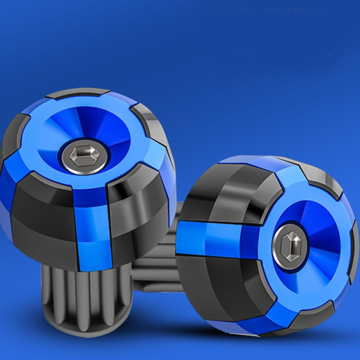 2Pcs Scooter Handlebar Grip Plugs Kit Double Motorbike Handlebar -Road Vehicle Parts Random Color image number 6