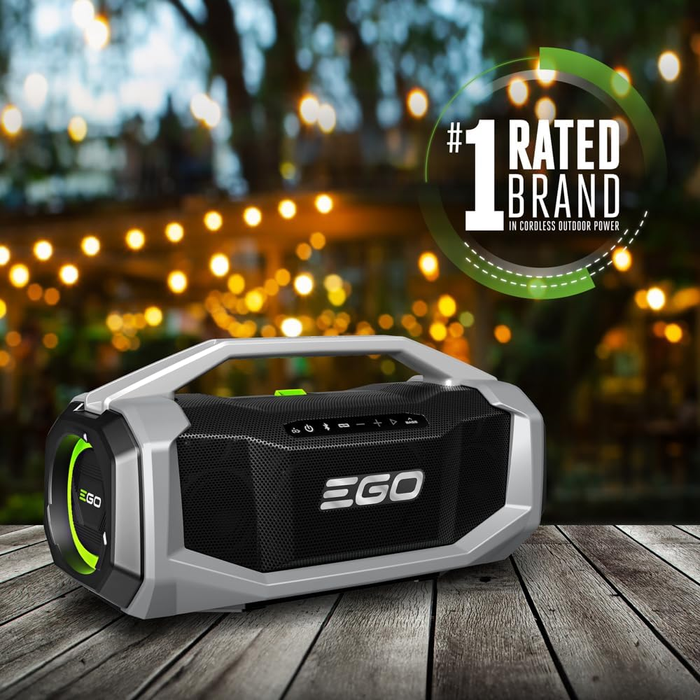 EGO Power+ 180W Bluetooth Speaker, Compatible with All EGO 56V Batteries, Tool Only - SK1800 image number 1