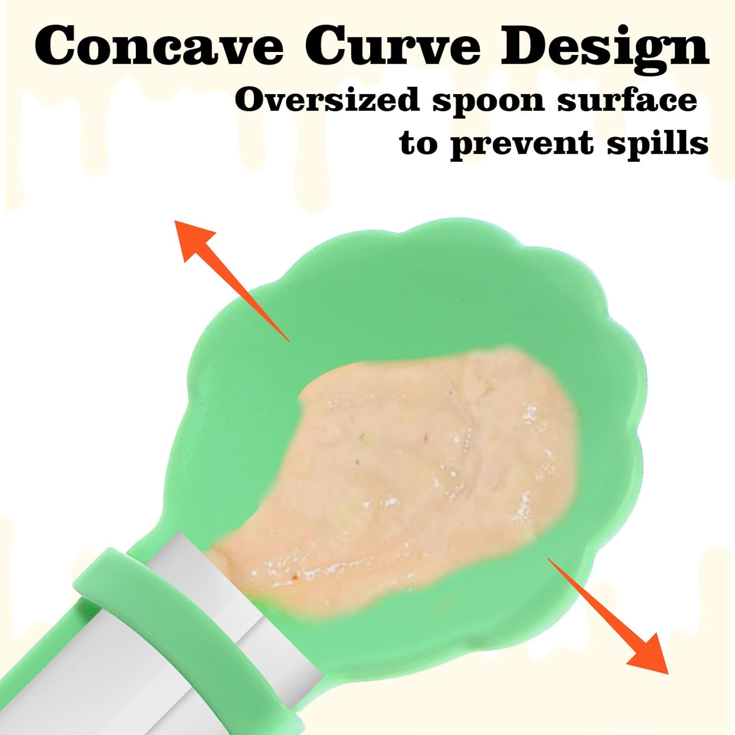 Bremorou Pack of 3 Cat Spoons, Cat Food Spoons, Pet Food, Can Spoon, Food Can Spoon, for Pet Food, Practical Mixing Spoon, Silicone Pet Food, Can Spoon for Dogs, Cats, image number 5