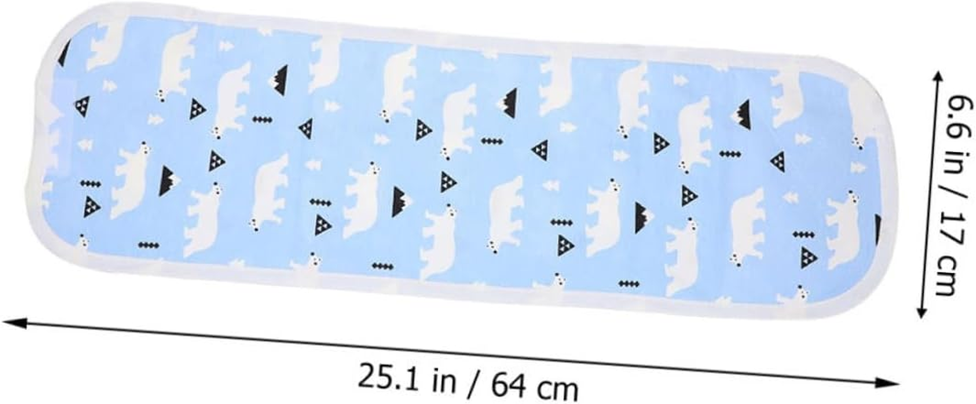 Newborn Cotton Belly Band Baby Navel Cord Protector Soft Comfortable Belly Belt Autumn Winter 80 Size Blue Polar Bear for Infant Wrap image number 3