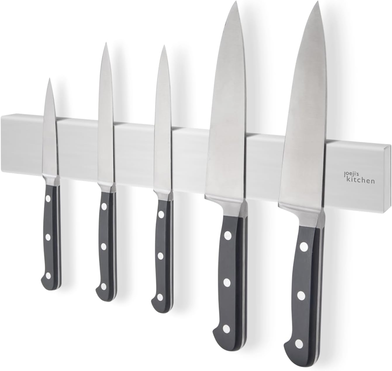 Joeji'S Kitchen Stainless Steel Magnetic Knife Holder for Wall, 2-Way Installation Kitchen Magnetic Knife Rack Adhesive or Screws, Multiuse 40Cm Magnetic Wall Strip image number 3