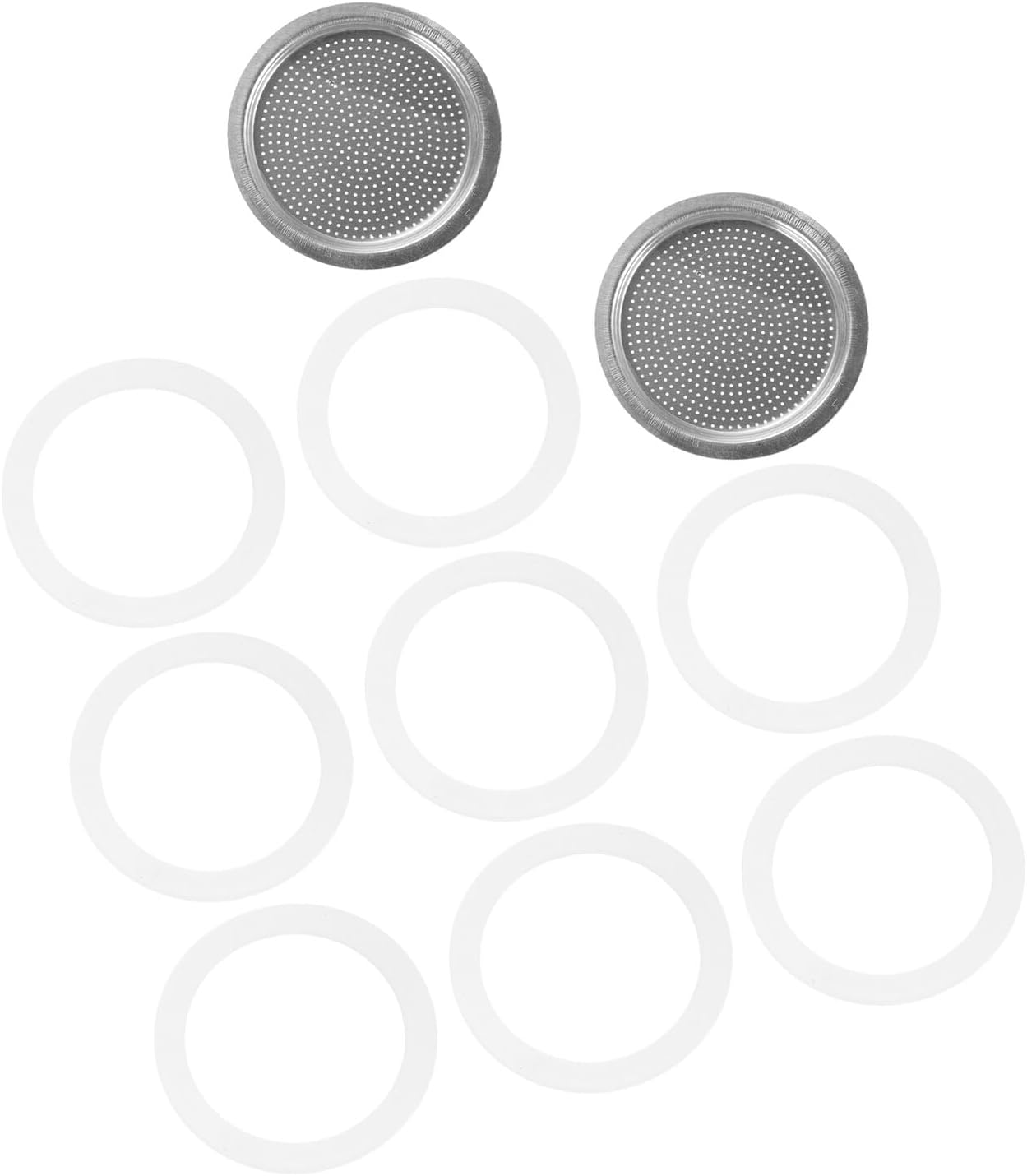 TOPPERFUN Replacement Silicone Gasket Seal for Espresso Mug Lid Food Safe Fit for Coffee Pot Sealing Ring image number 1