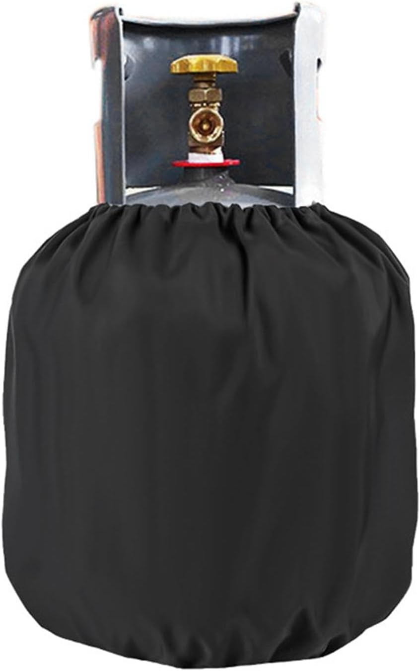 Gas Tank Bags Gas Tank Cover Can Bag Waterproof Drawstring Dust Cover Storage Bag Gas Bottle Cover for Camping Outdoor Work image number 5