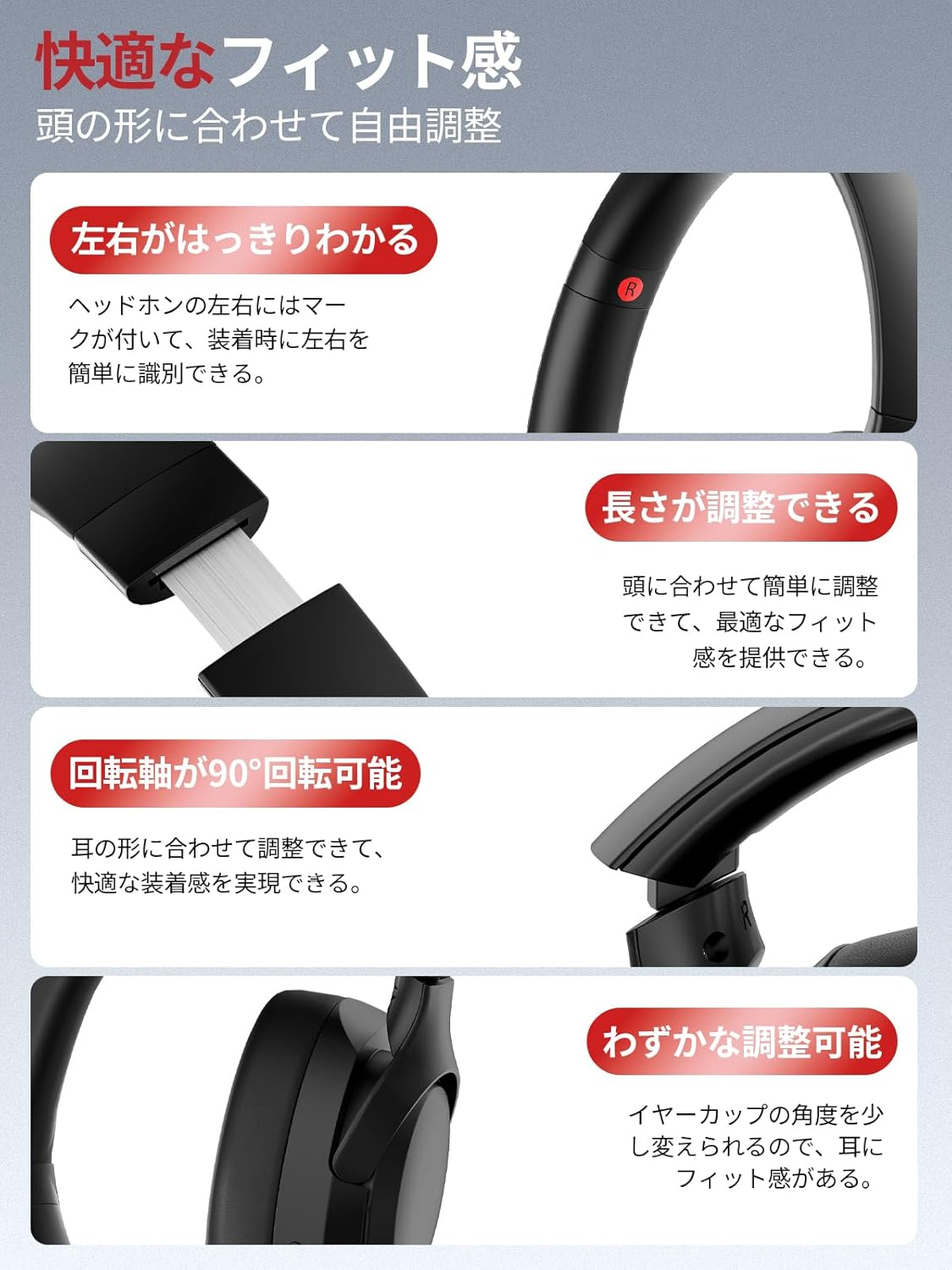 Earaku Soundquick Bluetooth Headphones, Noise Cancelling Earphones, Wireless Headphones, Bluetooth 5.4, Wireless, Dual-Use, 0.1 Inch (3.5 Mm) Connection, Protein Leather, Lightweight, Multi-Point image number 6