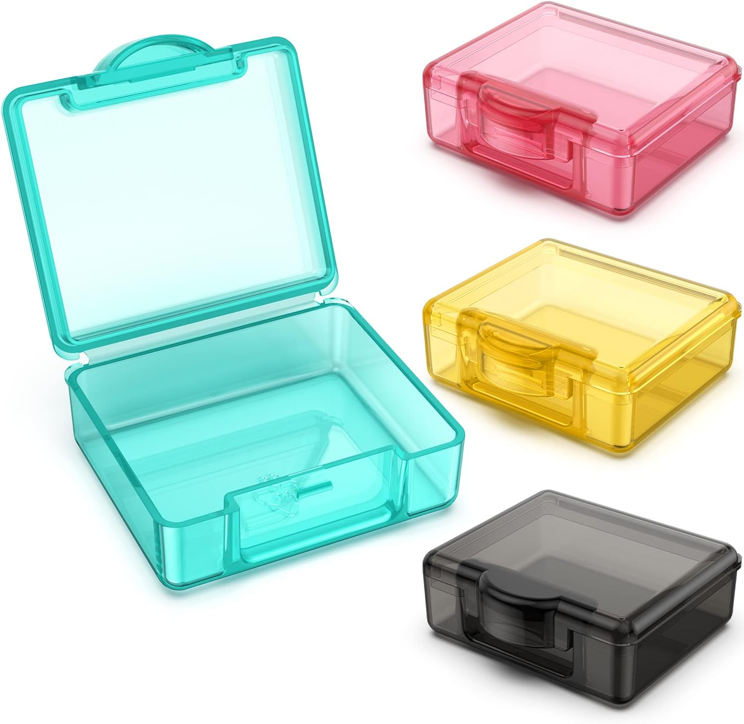 Small Pill Box 4 Pcs,Cute Travel Pill Case Portable for Pocket Purse