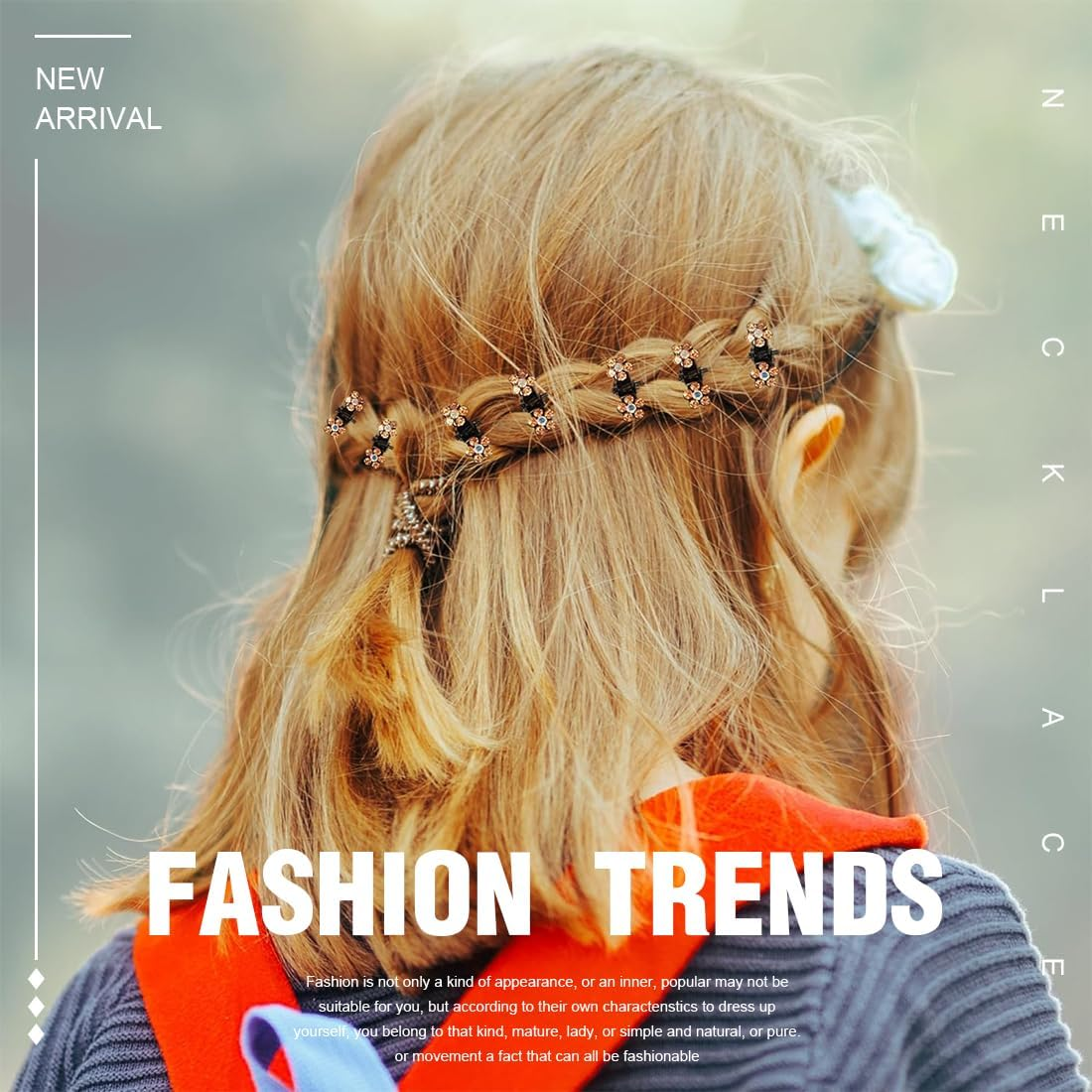 AFCJLTO Rhinestone Hair Clips Flower Clips Set of 24 Mini Claw Clips for Everyday & Festive Occasions Such as Wedding, Party & Beach Holiday - Suitable for Girls Thick Hair