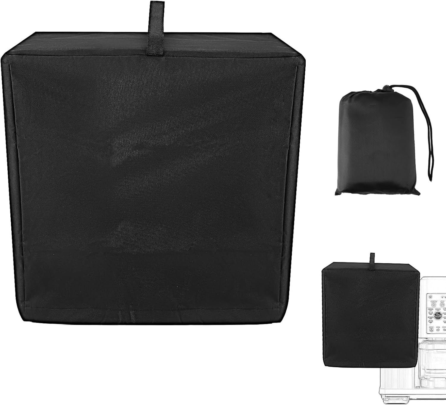 Lyreh Ice Cream Machine Dust Cover for Ninja, 600D Oxford Cloth Waterproof Dust Protector Ice Cream Machine Accessories Compatible with Ninja NC701, Easy to Clean