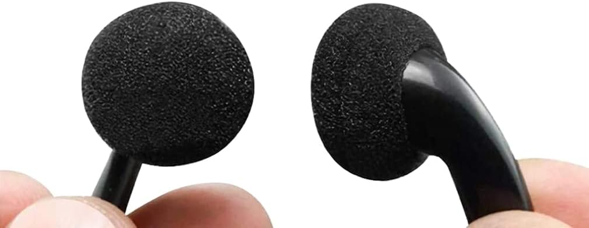 Haobase 30 Pack Foam Earbud Earpad Ear Bud Pad Replacement Sponge Covers for Earphone, MP3 MP4 Ipod Iphone Itouch Ipad Headsets