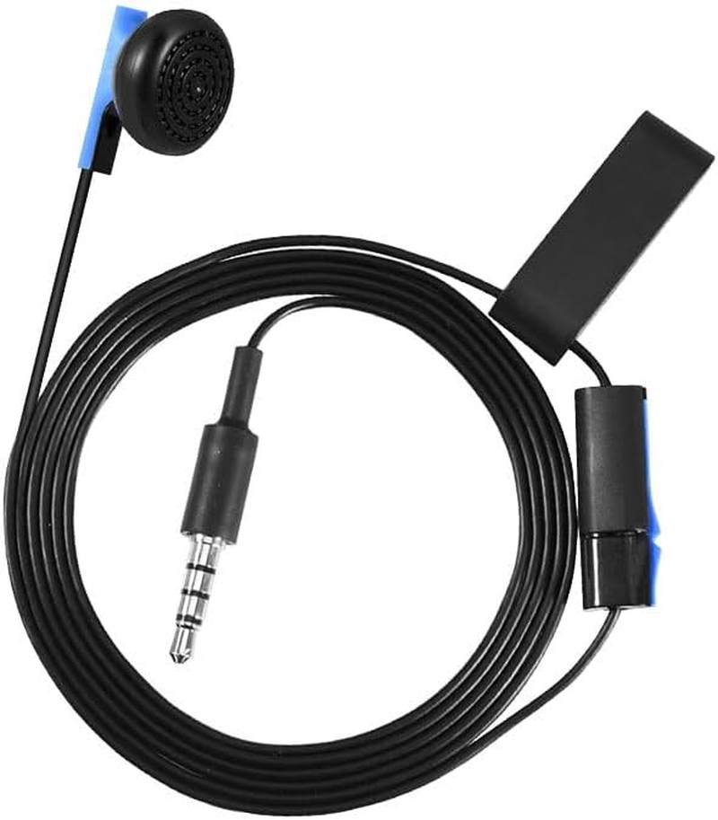 PS4 Single Ear Headset with Microphone, 3.5Mm In-Ear Gaming Earphone for Controller, Mobile Phones, Tablets, Communication, Gaming image number 3