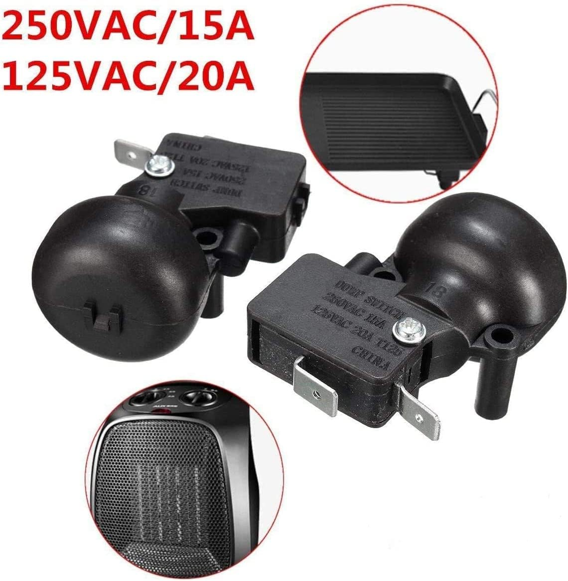 Gas Patio Heater anti Tilt Tip over Switch Fits for Patio and Room Heater Garden Outdoor (Anti Tilt FD4 Dump Switch) image number 3