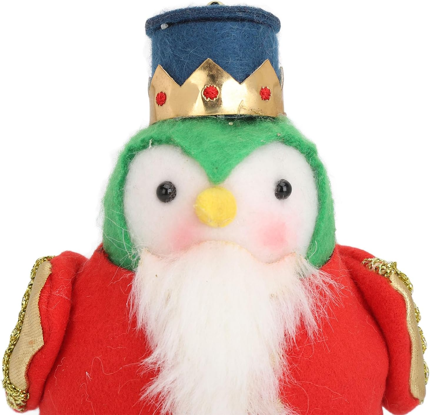 Christmas Table Decorations Birds, Vivid Cute Soft Plush Fabric Standing Bird Christmas Ornaments, Multifunctional Xmas Birds Ornaments for Thanksgiving, Christmas, for Fireplace image number 5