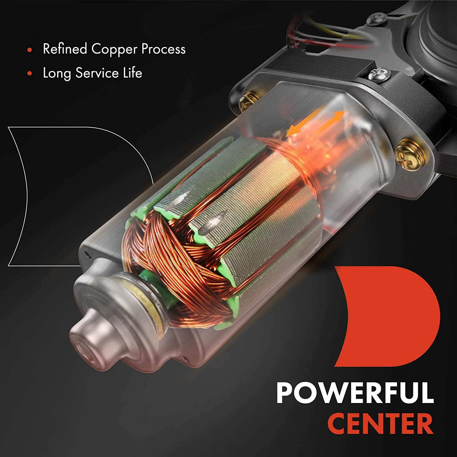 A-Premium Power Window Lift Motor Compatible with BMW E39 525I 528I 530I 540I M5 Z8, Replace# 67628360512, 51358252429 image number 6