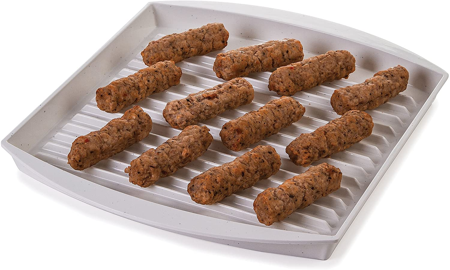 Progressive Prep Solutions by Microave Bacon Grill with Cover Large Microwave Bacon Grill White image number 2