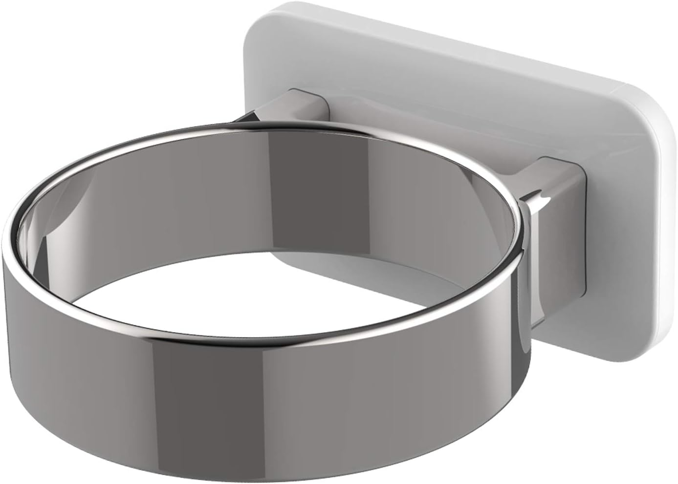 Hair Dryer Holder Adhesive Pad, Adhesive Replacement It Lends Itself to Hair Dryer Holder (C- Black, L 3.9&rdquo;&times;W 2.5&rdquo;&times;H 0.5&rdquo;)