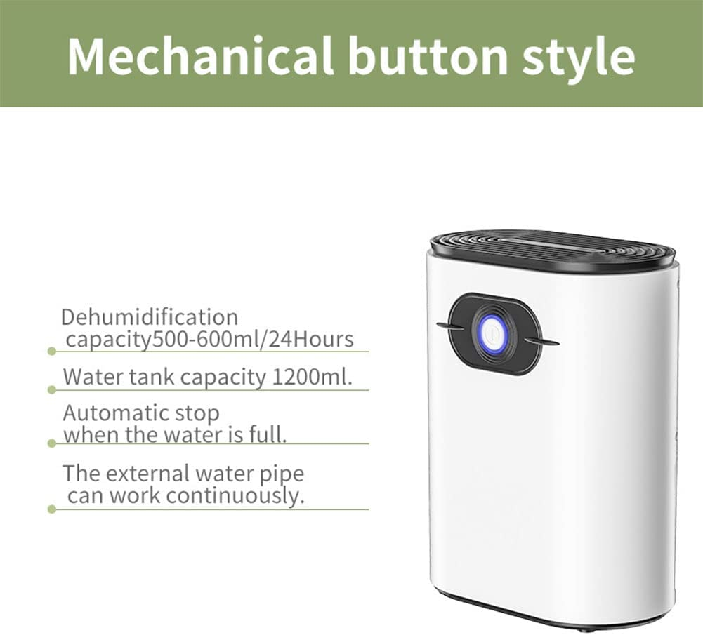 Dehumidifiers for Home with Remote Controller, 1200Ml Ultra Quiet Dehumidifier, Portable Small Dehumidifier with Auto Defrost and Multi-Mode for Bedroom, Bathroom, Basements，And Closet RV image number 4