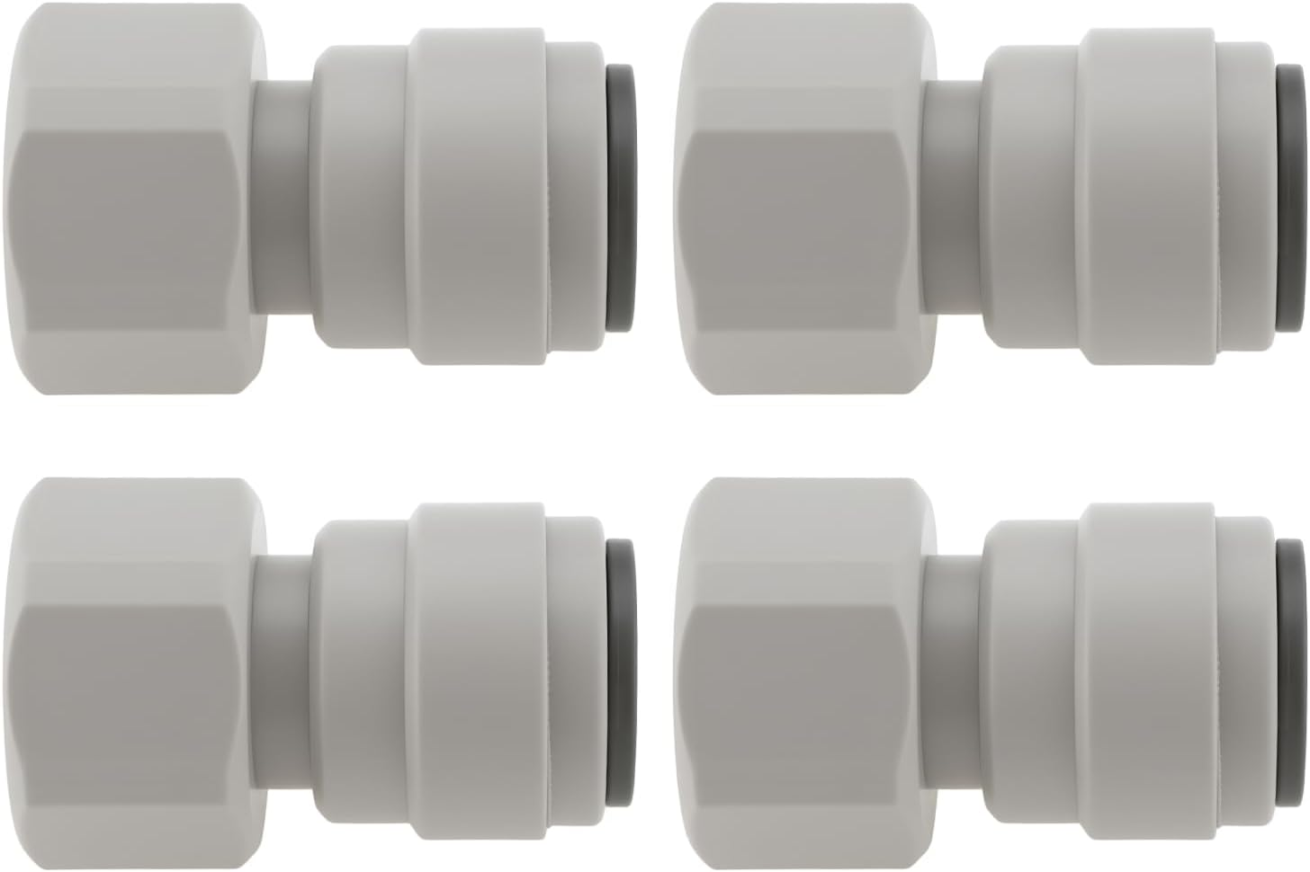 Emagtech 4Pcs Push Fit 12Mm to 1/2 BSP Adapter for RV Water Purifier Water Pipe 42Mm image number 2