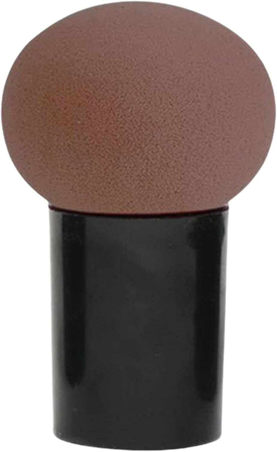 FEESHOW Mushroom Makeup Sponge with Handle Soft Blending Sponge for Liquid Foundation Cream Blush Cosmetic Beauty Tool Black One Size