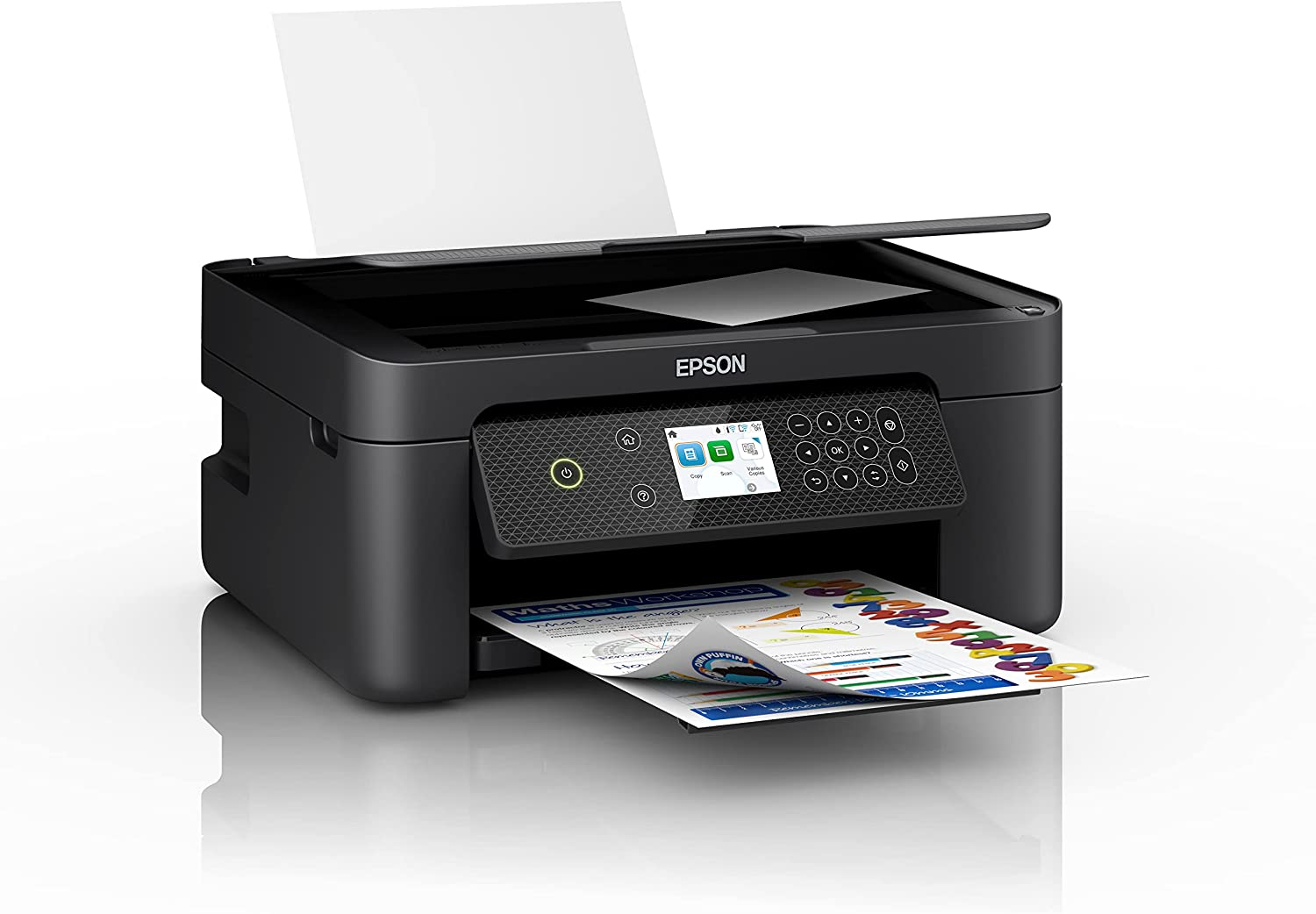 Epson Expression Home XP-4200 Multifunction Printer, Black, C11CK65501, Medium