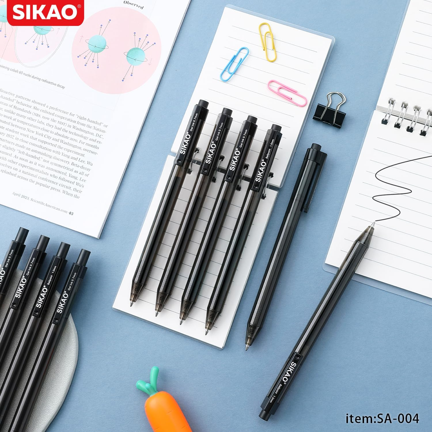 Black Pens | 60 Pack Retractable Ballpoint Pens Multipack | Black Ink Medium Point 1.0Mm | Smooth Writing Ball Point Pens | School Office Supplies, Box of Pens Bulk (Black Ink) image number 3