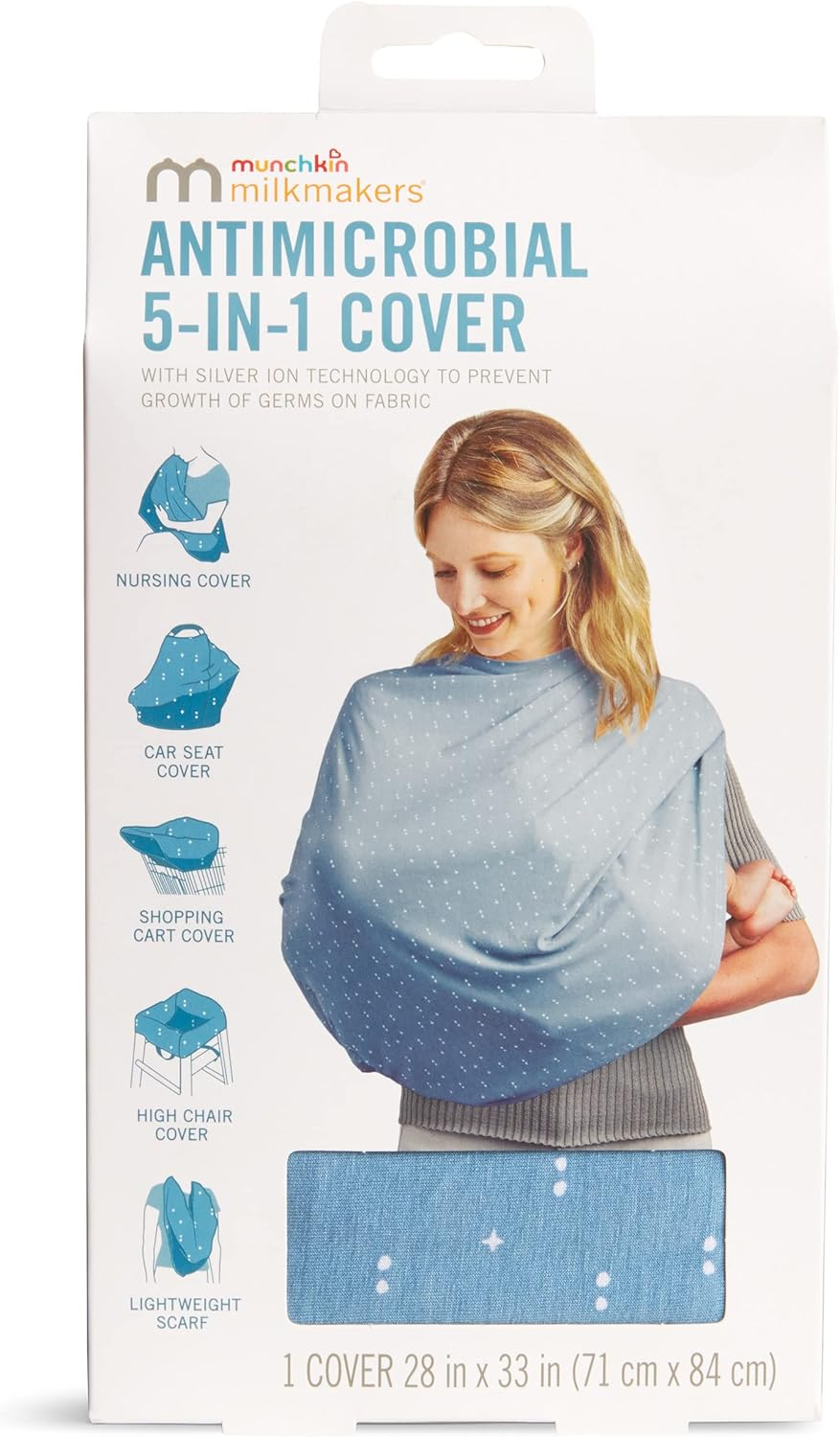 Munchkin Milkmakers 5-In-1 Nursing Cover, Hipsteria Dots image number 3