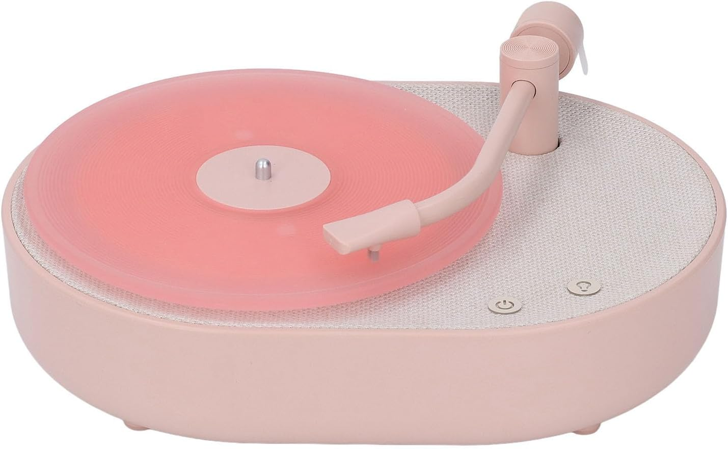 Focket Portable Speaker, 8W Hifi Sound with LED Night Light for Home Office Bedroom, Aromatherapy Function (Pink Beige)