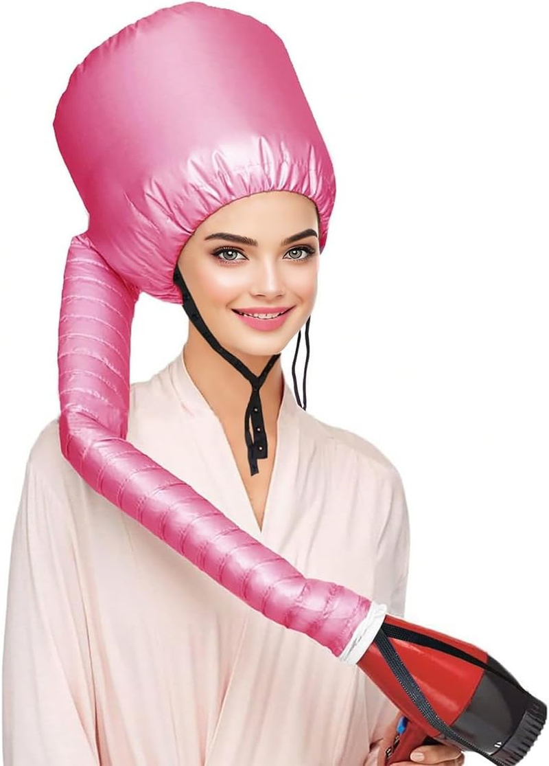 PNPGDYK Attachment for Hair Dryer, Helmet Drying Cap for Hair, Hair Dryer with Elastic Band for Hair Dryer Hood Attachment, for Women and Girls, Wet, Thick Hair