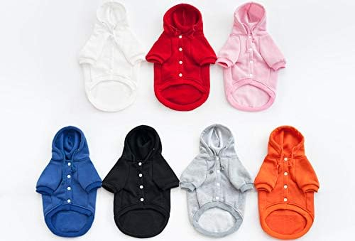 Pet Basic Hoodie for Dogs Pet Hoodie Dog Supplies (Black, XL) image number 5