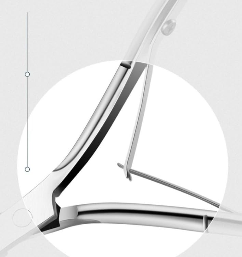 Grovigor Modern Stainless Steel Cuticle Trimmer Set, Cuticle Remover with Cuticle Pusher, Cuticle Nipper, Professional Manicure Pedicure Tools for Fingernails and Toenails image number 4