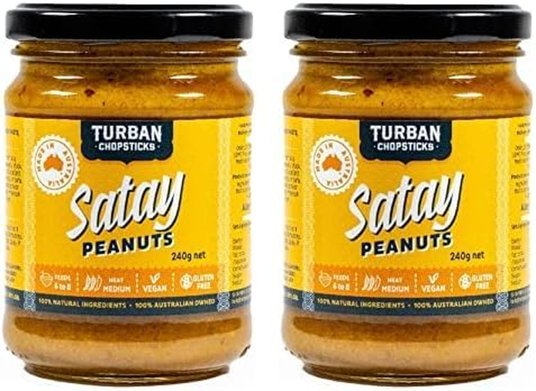 Turban Chopsticks Satay Peanuts Sauce 260 G (Pack of 2) image number 1