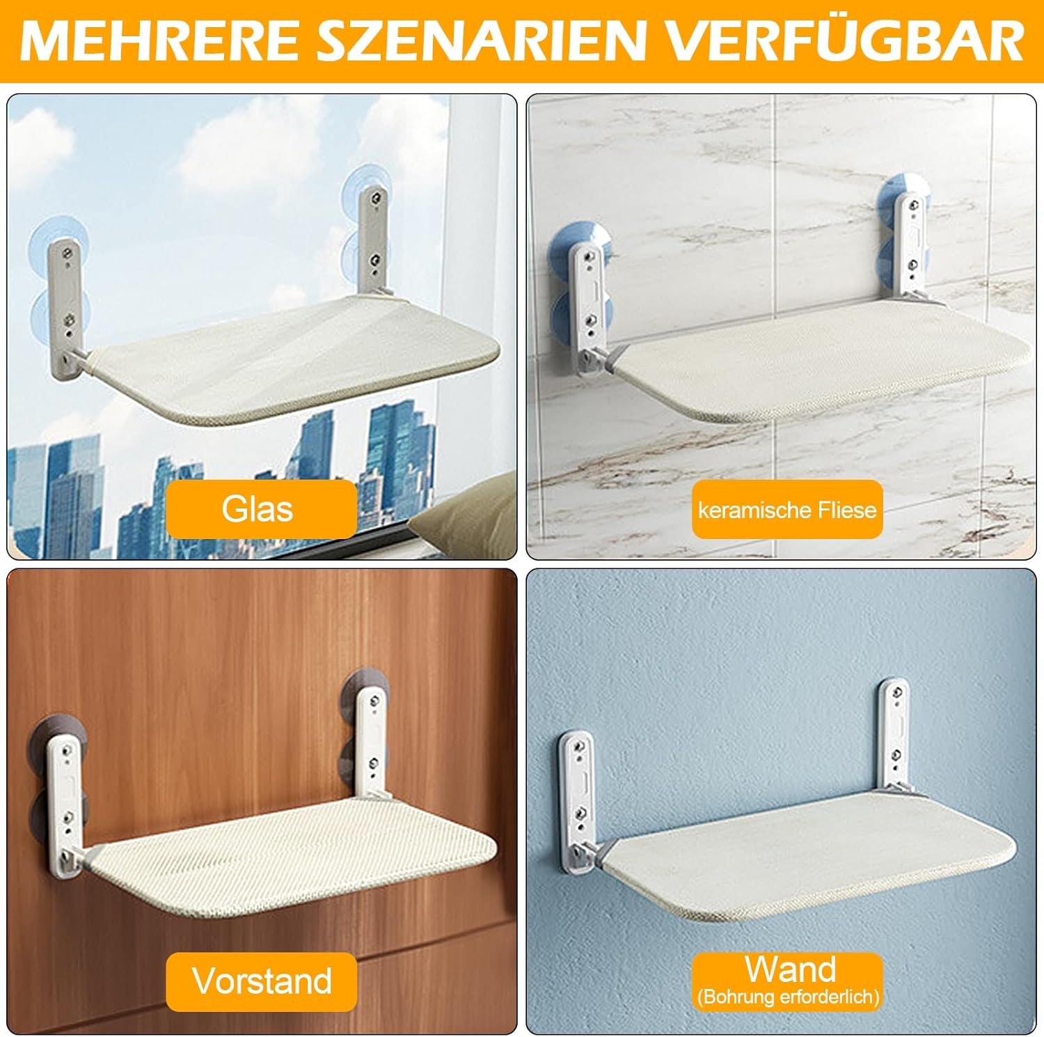 Undres Cat Window Lounger, Cat Hammock, Cat Lounger Window, Cat Bed, with Strong Suction Cup, Foldable, 45 X 30 Cm, Breathable Material, Holds up to 20 Kg, Suitable for Most Cats image number 3