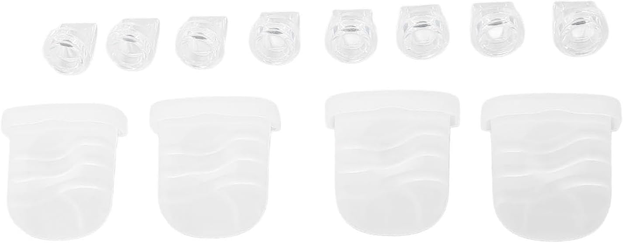 Lexziuo 12Pcs Duckbill Valves Silicone Diaphragm Replacement Parts for Breast Pump S32 Model Breastfeeding Pump Accessories image number 3