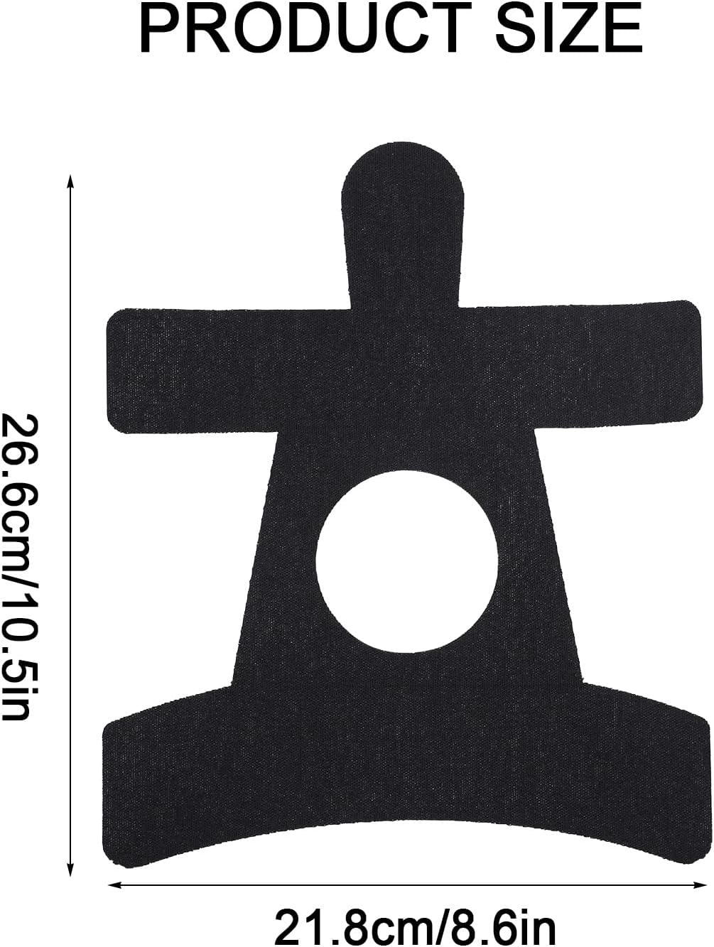 16Pcs Kinesiology Tapes for Shoulder, Precut Waterproof & Breathable Elastic Sports Tape for Muscle Support & Athletic Stability (Black) image number 3