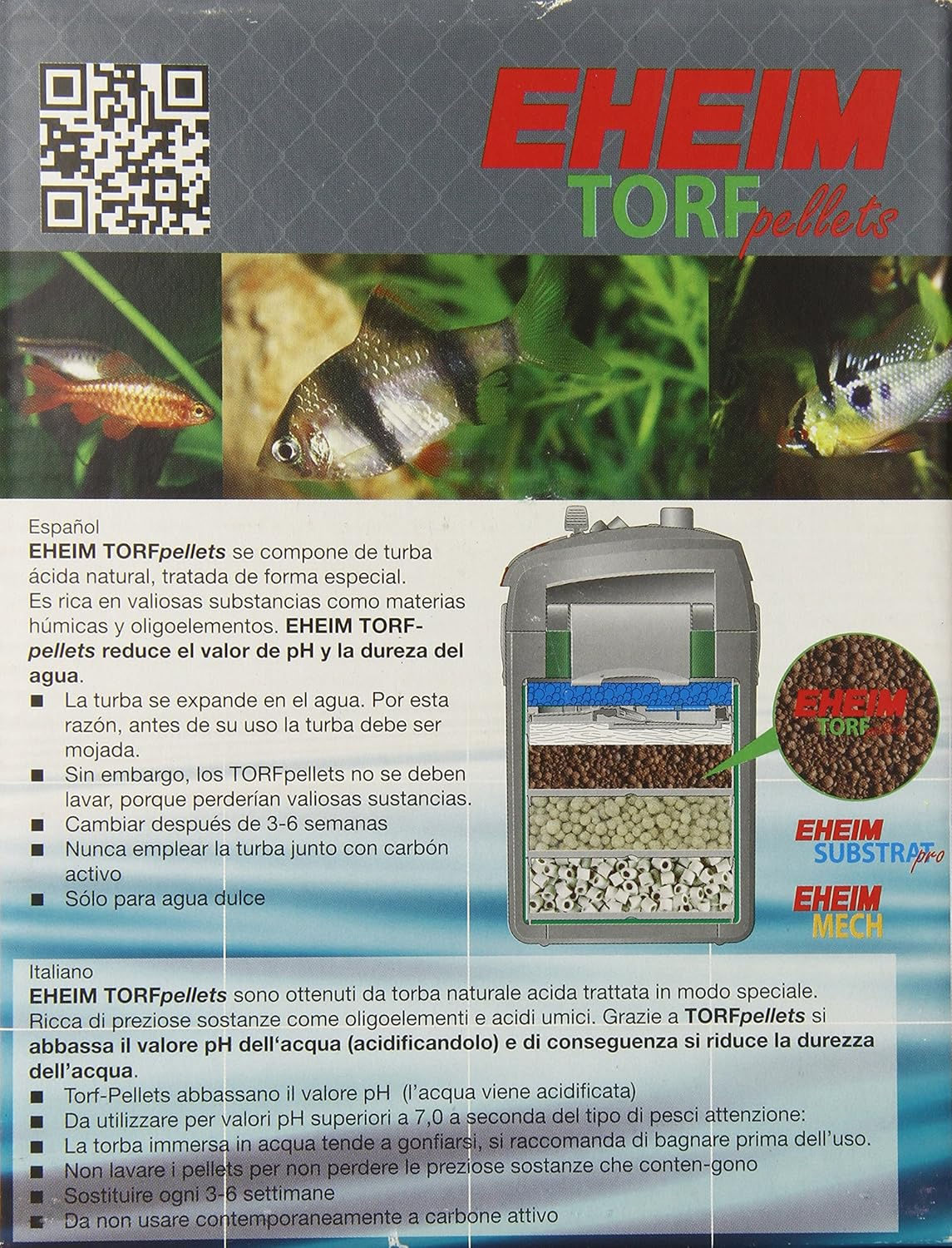 Eheim AEH2511051 Torf Pellets Filter Media for Aquarium, 1-Liter image number 2