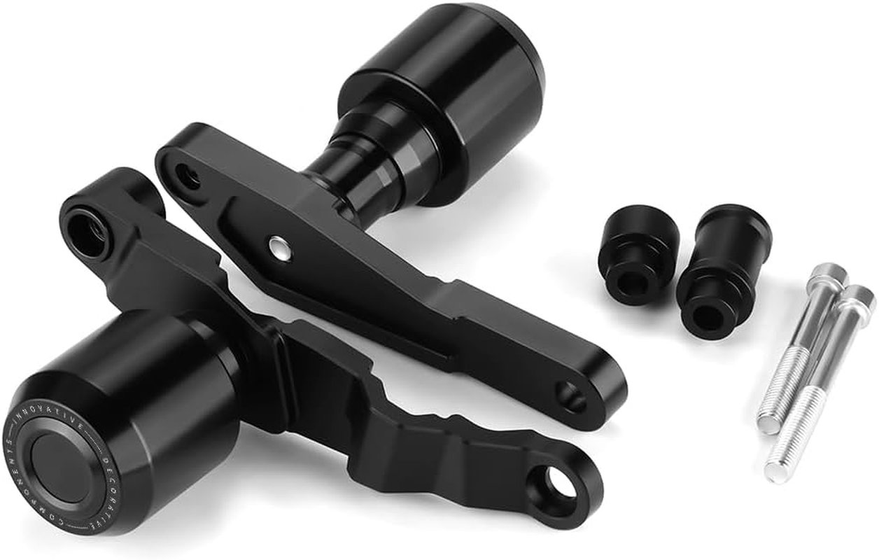 Modeer Motorcycle Frame Sliders Compatible with Hon&Da CB650R / E-Clutch 2024 2025 | CBR650R / E-Clutch 2024 2025 Falling Protector Crash Pads Cb Cbr 650 R Accessories (Black)