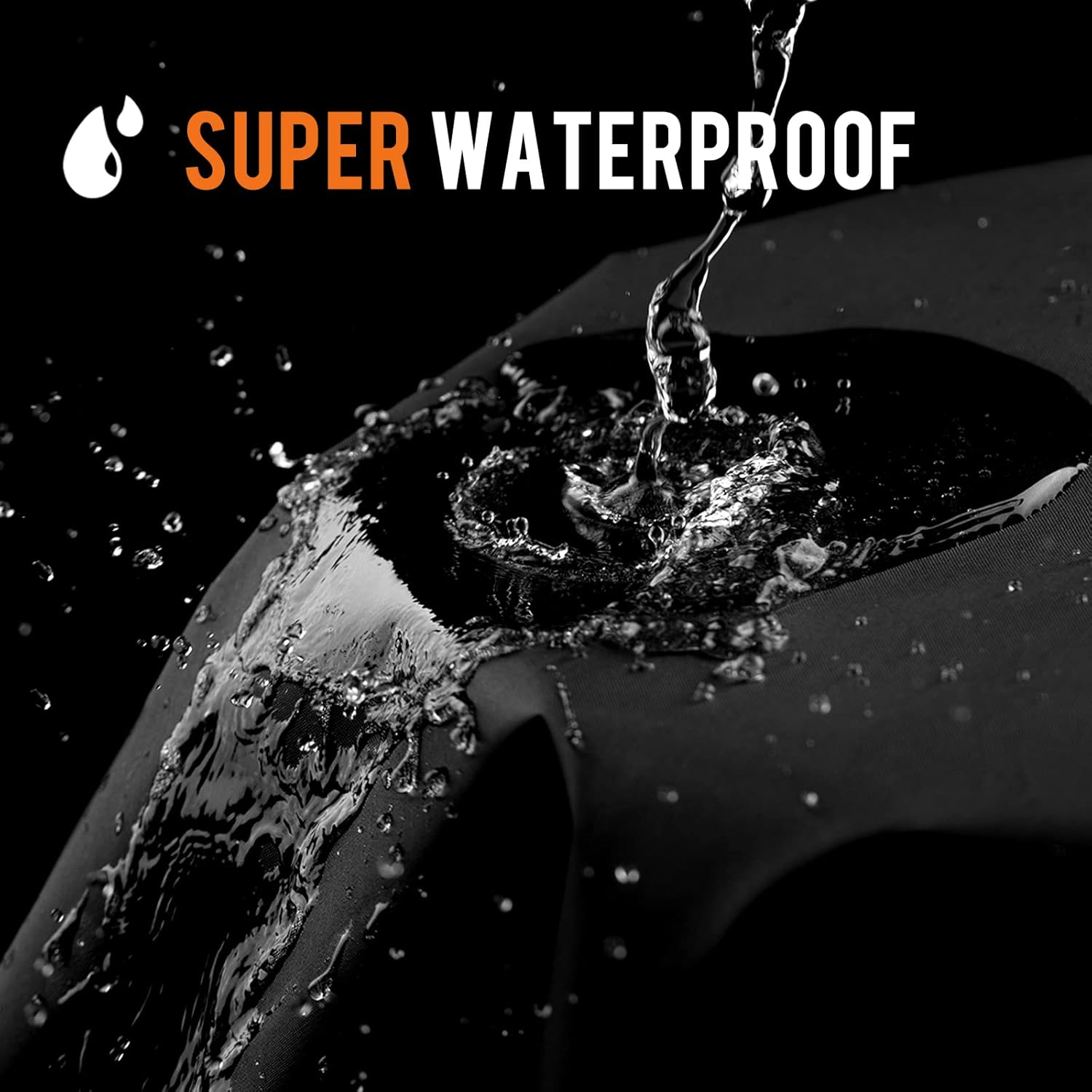 Favoto Waterproof Motorbike Cover Outdoor Motorcycle Cover 210T Oxford UV Scratch Heat-Resistant All Season Protection with Night Reflector Lock-Holes for Moped Cycle 295 X 105 X 125 Cm image number 6