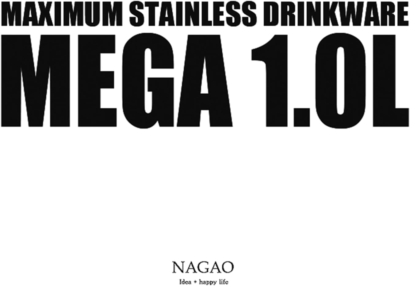 Nagao Mega Jug, 3.3 Fl Oz (1 L), Stainless Steel Barrel Type, Double Wall Vacuum Structure, Highball, Beer, Maximum, Stainless Steel Drinkware, Mug, 0.3 Gal (1 L) image number 6