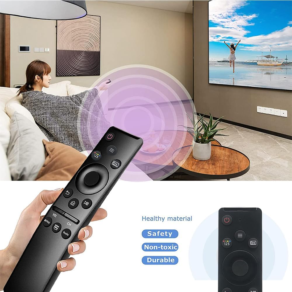 (2 Packs) Universal Remote Control for Samsung Tvs - Compatible with LED QLED UHD SUHD HDR LCD Curved Solar HDTV 4K 8K 3D Smart Tvs Equipped with Dedicated Buttons for Netflix Prime Video and Hulu image number 3