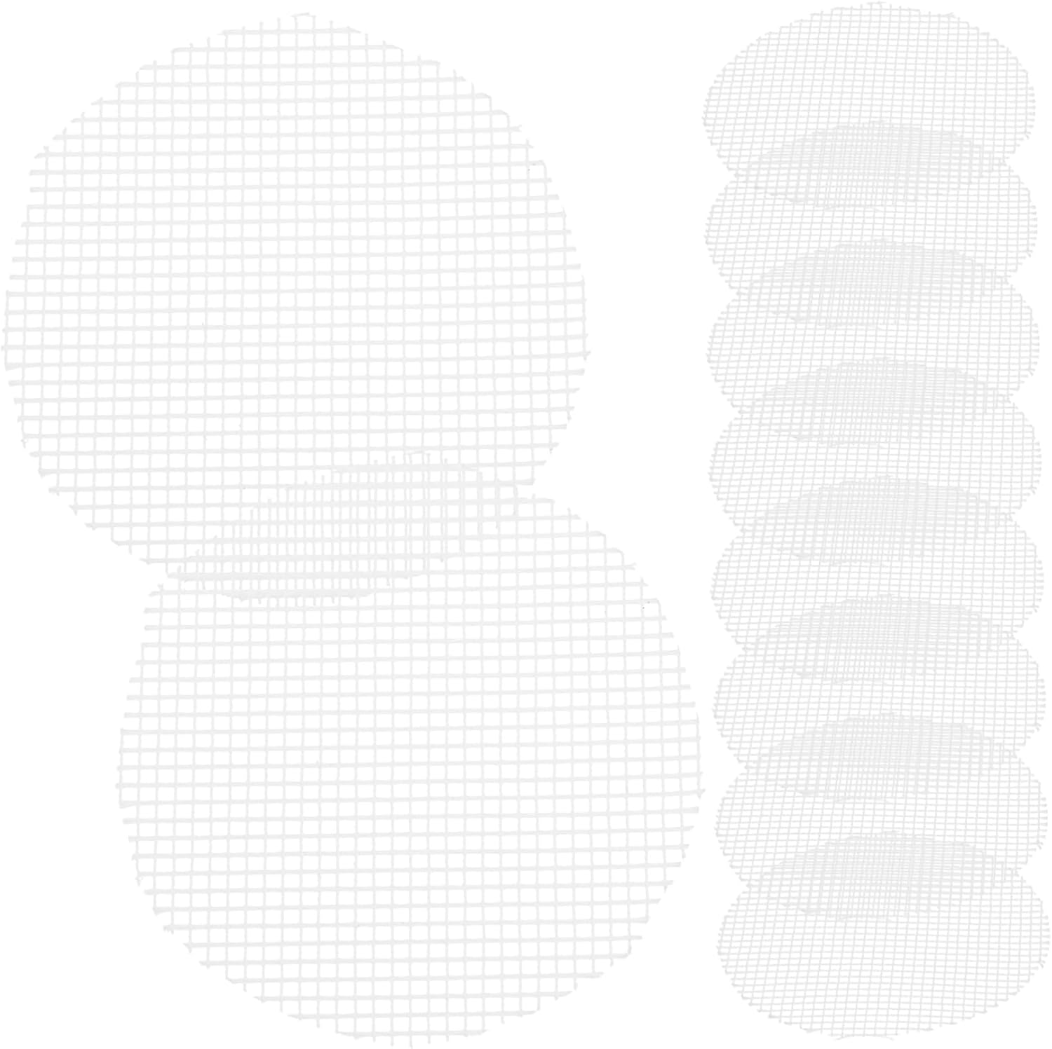 BEBEMOKO 20Pcs Screen Mesh Drainage Gasket for Plant Pots Indoor Outdoor Pot Hole Mesh Pads for Gardening Accessory image number 2