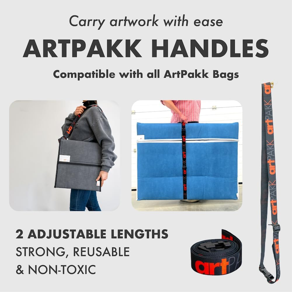ARTPAKK Art Bags A4 (AP01-35 X 40Cm) - Strong &bull; Shock-Absorbent &bull; Reusable &bull; Non-Toxic &bull; Waterproof &bull; Acid-Free Lining - Long-Term Art Storage + Shipping + Protection Solution image number 2