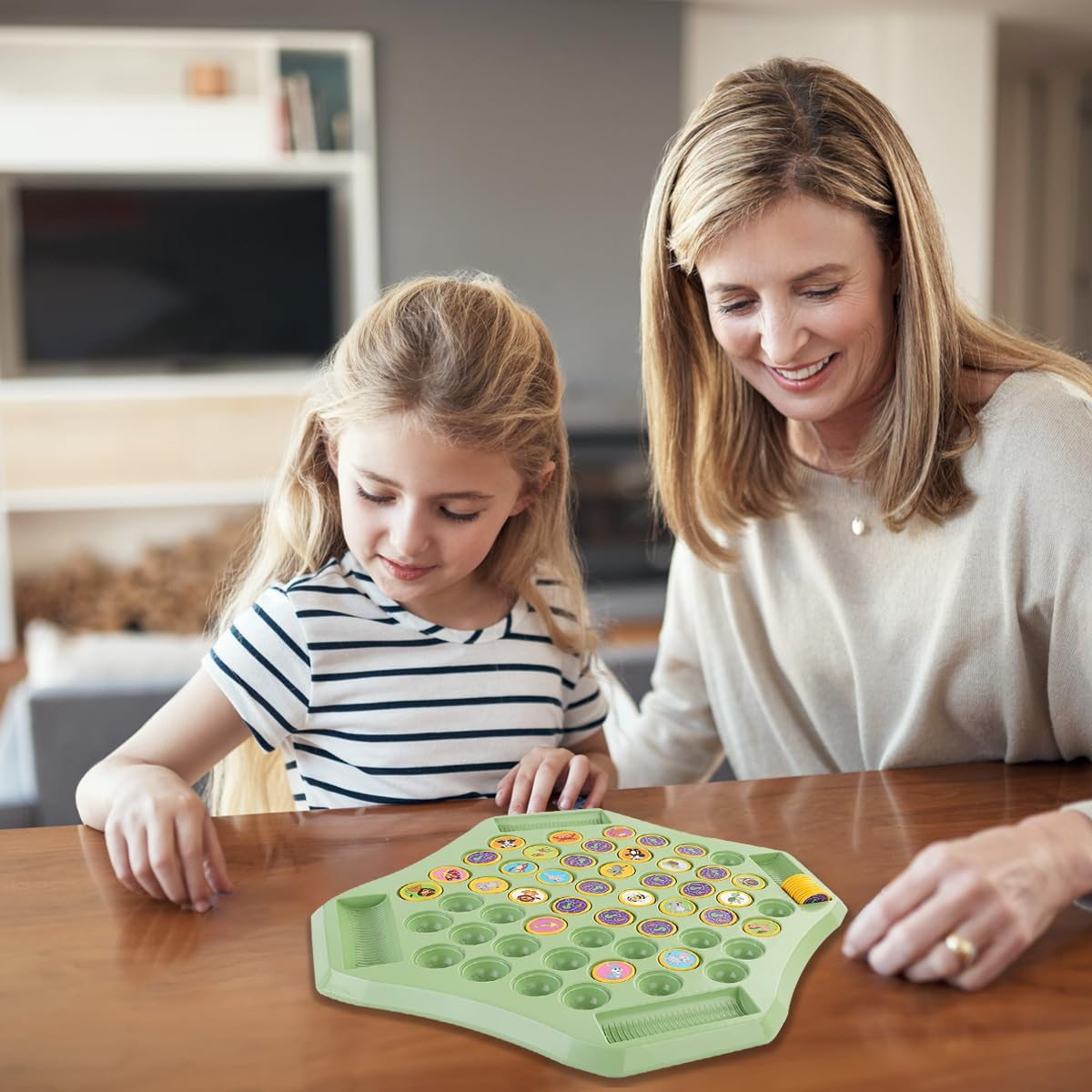 ZUNIPLEX Animal Flip Chess Matching Memory Game, Flip to Win Board Game for Kids and Toddlers Ages 3-6, Travel Memory Toys for Road Trip, Camping, Educational Toys for Boys and Girls, Family Party