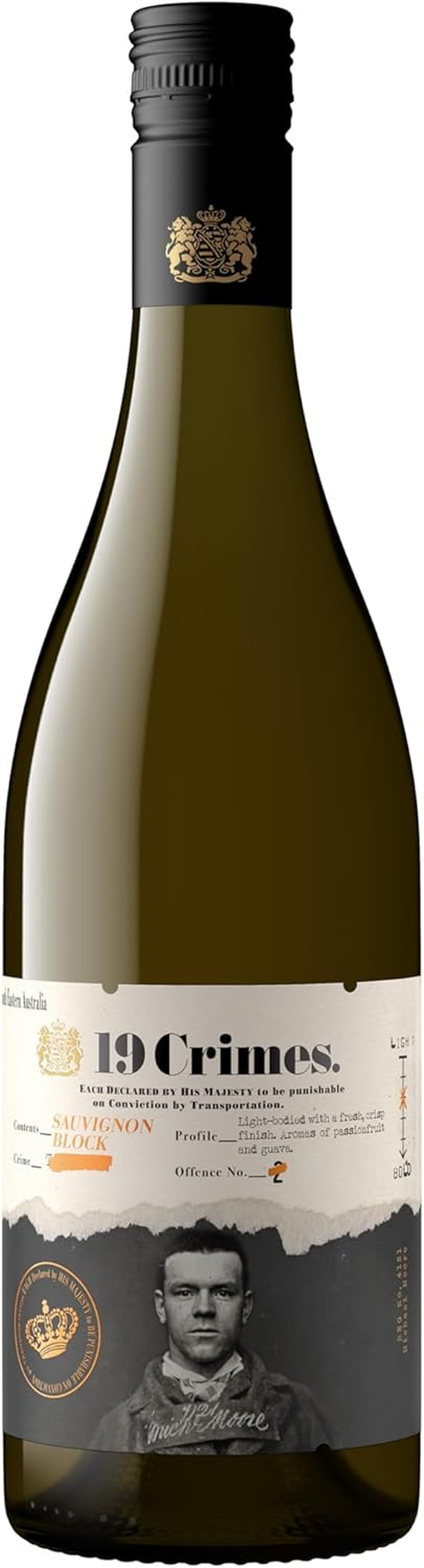19 Crimes Sauvignon Block Wine (Single Bottle), 750 Ml image number 5