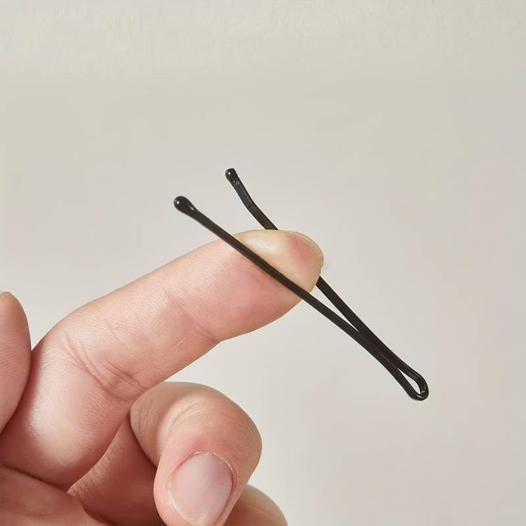 PARENCE. - Set of Hair Bobbles - Set of 4 Hair Clips + 10 Pins - Hair Accessories for Women and Girls - Non-Slip Clips - Discreet Hairstyle Clips - Ideal for Daily Life, Wedding, Sports