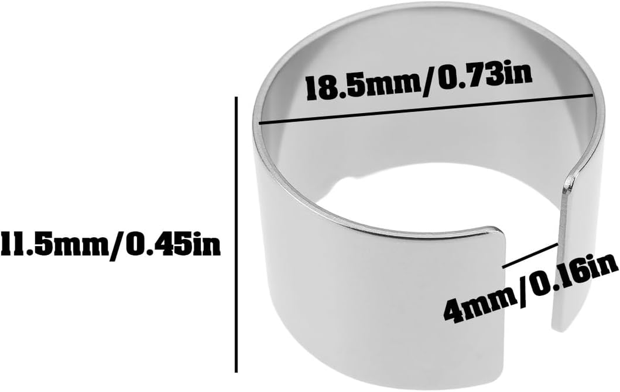 Emagtech 4Pcs Car Battery Terminals Shims Clamps Posts Spacer Shims for In-Car Audio Video Connectors, Silver image number 6