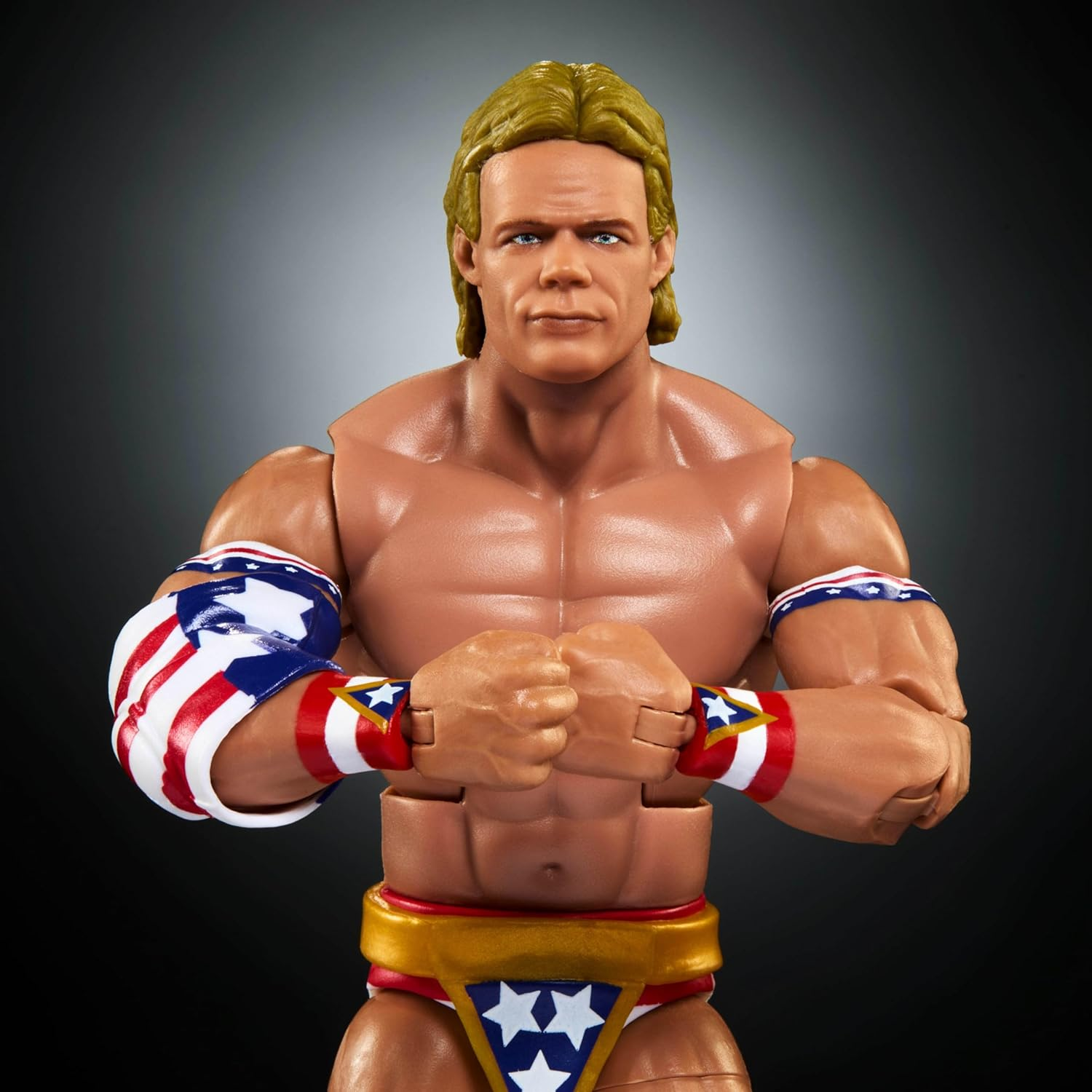 Mattel WWE Elite Collection Action Figure Summerslam Lex Luger with Accessory and Referee Build-A-Figure Parts image number 3